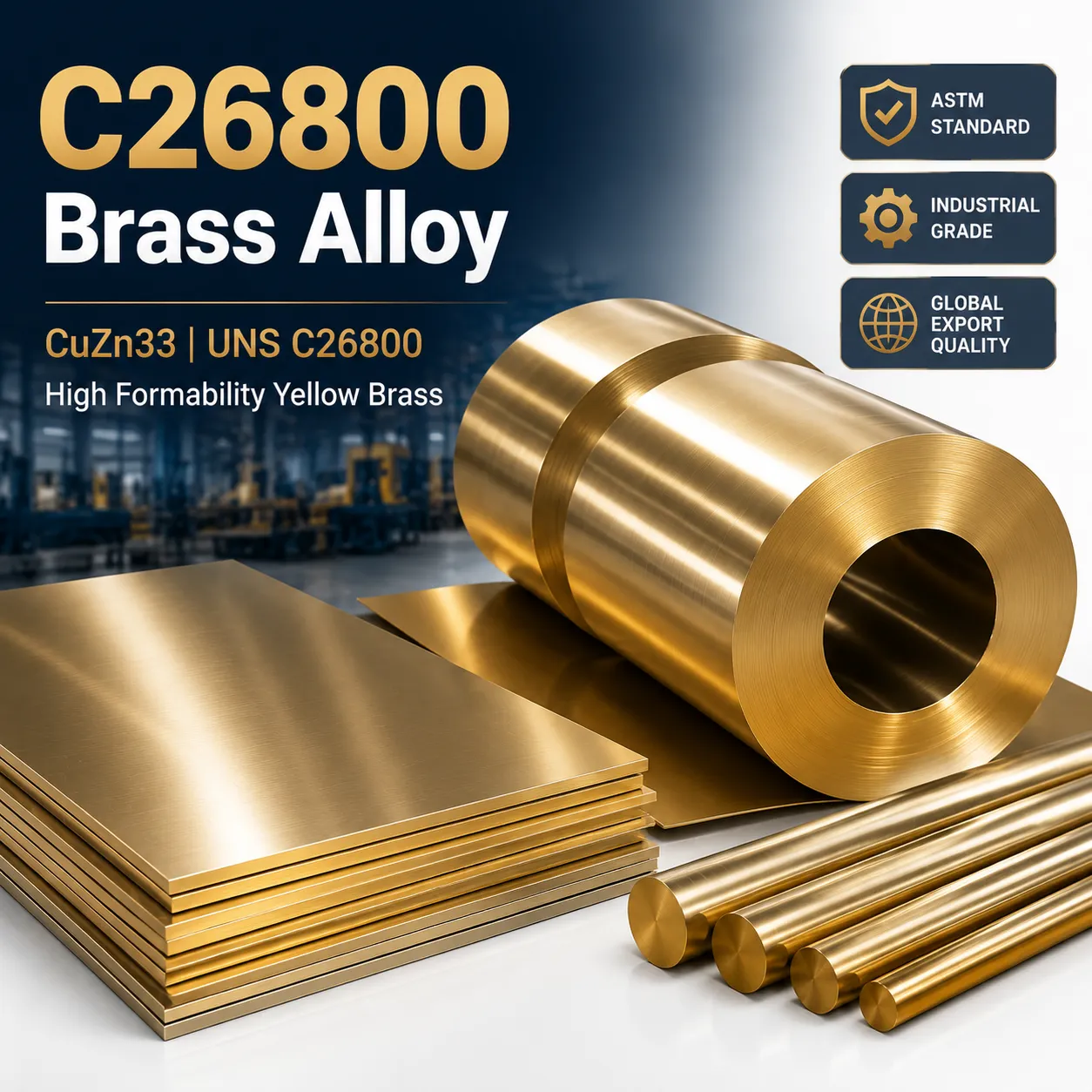 Hợp kim đồng thau C26800